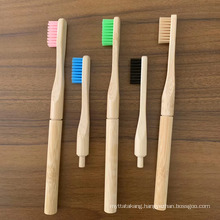 New Design Replaceable Bamboo Travel Adult Toothbrush